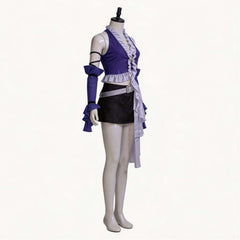 Final Fantasy X-2 Yuna Songstress Purple Set Outfits Cosplay Costume