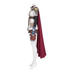 Final Fantasy XIII Lightning Claire Farron White Red Set Outfits Cosplay Costume