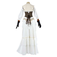 Final Fantasy XIV White Neo-Ishgardian Healing Outfits Cosplay Costume