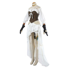 Final Fantasy XIV White Neo-Ishgardian Healing Outfits Cosplay Costume