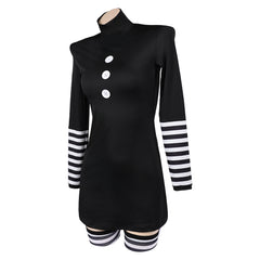 Five Nights at Freddy's (2025) Marionette Puppet Black Dress Set Outfits Halloween Cosplay Costume