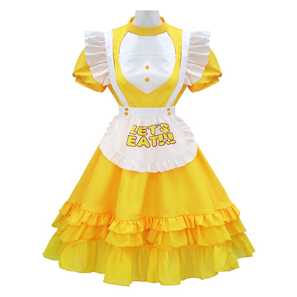 Five Nights at Freddy's Chica The Chicken ​Yellow Dress Outfits Cosplay Costume