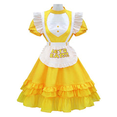 Five Nights at Freddy's Chica The Chicken ​Yellow Dress Outfits Cosplay Costume