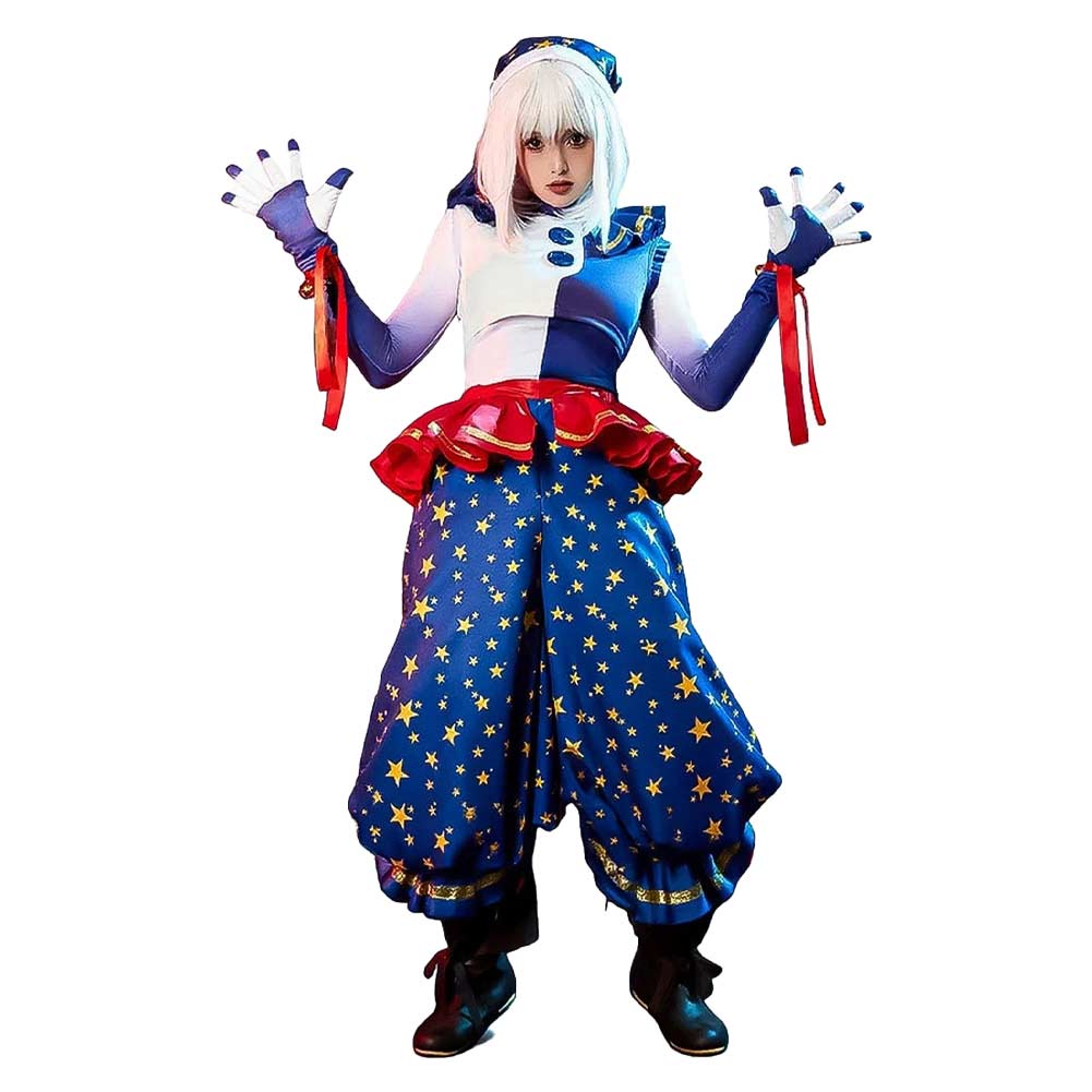 Five Nights At Freddy's: Security Breach Moon Moondrop Clown Outfits Halloween Cosplay Costume 
