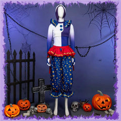 Five Nights At Freddy's: Security Breach Moon Moondrop Clown Outfits Halloween Cosplay Costume 