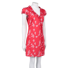 Fleabag Fleabag Red Floral Dress Cosplay Costume Halloween Carnival Party Suit 