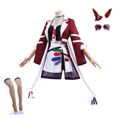 Forever Young Red White Set Outfits Cosplay Costume Halloween Suit