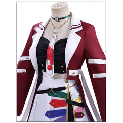 Forever Young Red White Set Outfits Cosplay Costume Halloween Suit