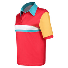 Forgotten Island (2026) Jo Red Yellow Shirt Uniform Outfits Cosplay Costume