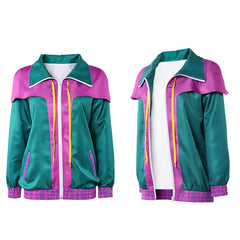 Forgotten Island (2026) Raissa Green Purple Jacket Coat Outfits Cosplay Costume