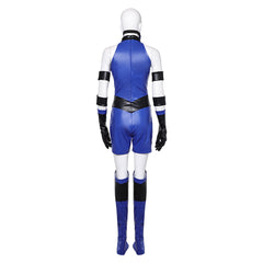 Fortnite Mortal Kombat Kitana Blue Set Outfits Cosplay Costume