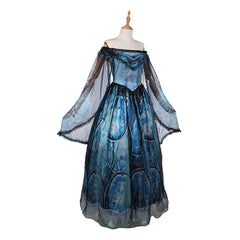 Frankenstein (2025) Elizabeth Blue Dress Outfits Halloween Cosplay Costume 