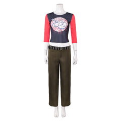 Freakier Friday (2025) Anna Coleman Red Sleeves Black Set Outfits Cosplay Costume 