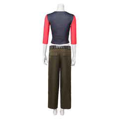 Freakier Friday (2025) Anna Coleman Red Sleeves Black Set Outfits Cosplay Costume 