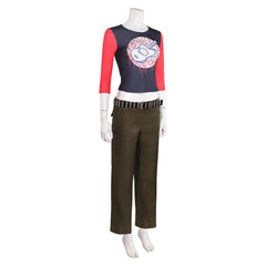 Freakier Friday (2025) Anna Coleman Red Sleeves Black Set Outfits Cosplay Costume 