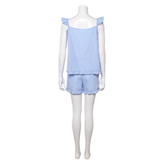 Freakier Friday (2025) Lily Davies Blue Sleepwear Set Outfits Cosplay Costume 