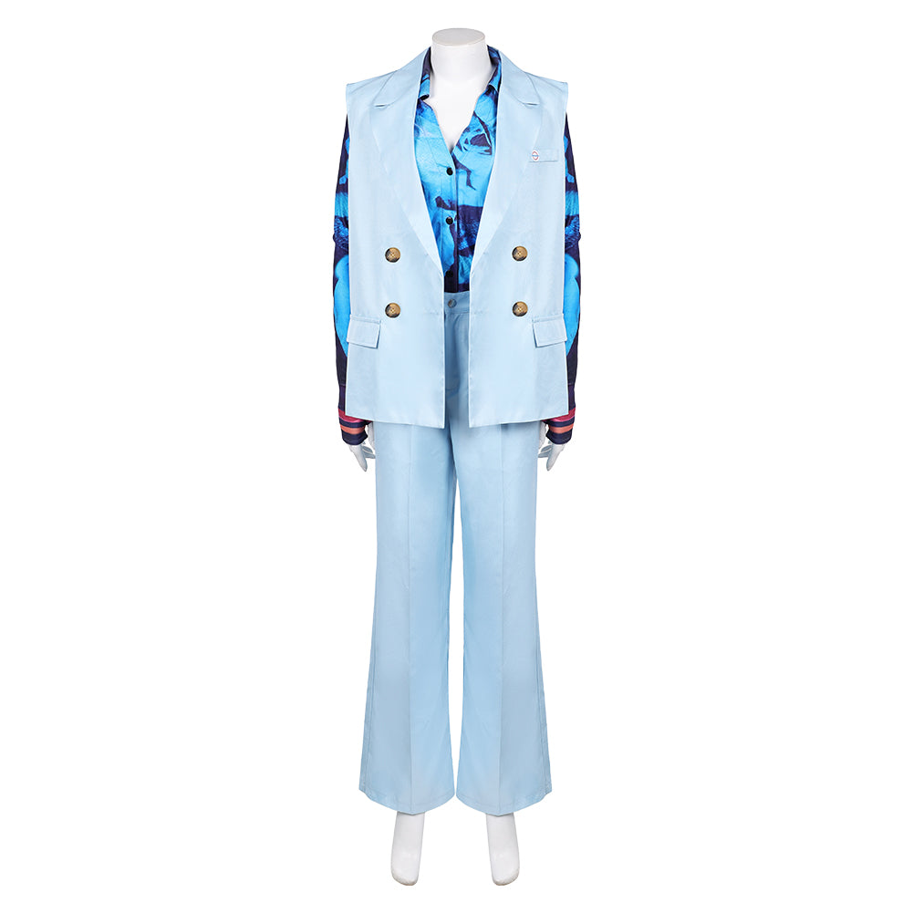 Freakier Friday (2025) Tess Coleman Blue Suit Set Outfits Cosplay Costume 
