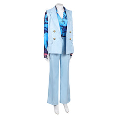 Freakier Friday (2025) Tess Coleman Blue Suit Set Outfits Cosplay Costume 