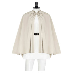 Frieren: Beyond Journey's End (2026) Frieren Beige Cloak White Dress Set Outfits Cosplay Costume