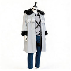 Frieren: Beyond Journey's End (2026) Wirbel White Coat Set Outfits Cosplay Costume 