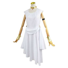 Frieren: Beyond Journey's End Flamme White Dress Set Outfits Cosplay Costume 