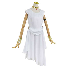 Frieren: Beyond Journey's End Flamme White Dress Set Outfits Cosplay Costume 