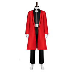 Fullmetal Alchemist Edward Elric Red Coat Set Outfits Cosplay Costume 
