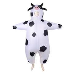 Funny Dairy Cattle Cow Inflatable Animal Outfits Cosplay Costume Halloween Carnival Suit