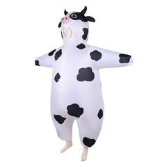 Funny Dairy Cattle Cow Inflatable Animal Outfits Cosplay Costume Halloween Carnival Suit