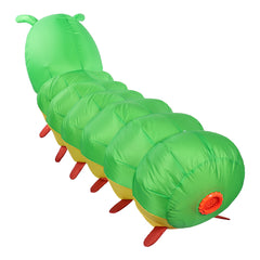 Funny Green Caterpillar Inflatable Decoration Animal Cosplay Halloween Carnival Decors