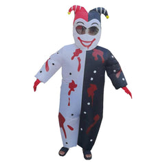 Funny Joker Inflatable Costume Party Jumpsuit Outfits Cosplay Halloween Carnival Suit Halloween 