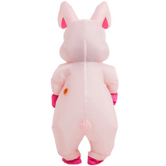 Funny Rabbit Pink Easter Egg Inflatable Outfits Cosplay Costume Carnival Suit 