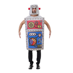 Funny Robot Alien Outfits Cosplay Costume Halloween Party Carnival Suit 