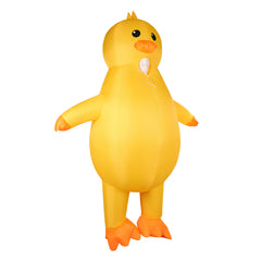 Funny Yellow Duck Inflatable Animal Outfits Cosplay Costume Halloween Carnival Suit