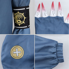 Gachiakuta (2025) Guita Hebby Fantasia Blue Kaiju Jumpsuit Outfits Cosplay Costume
