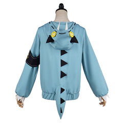   Gachiakuta (2025) Guita Hebby Fantasia Blue Red Hoodie Outfits Cosplay Costume 