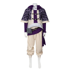 Gachiakuta Fu Orostor Purple White Set Outfits Cosplay Costume 