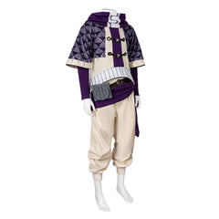 Gachiakuta Fu Orostor Purple White Set Outfits Cosplay Costume 