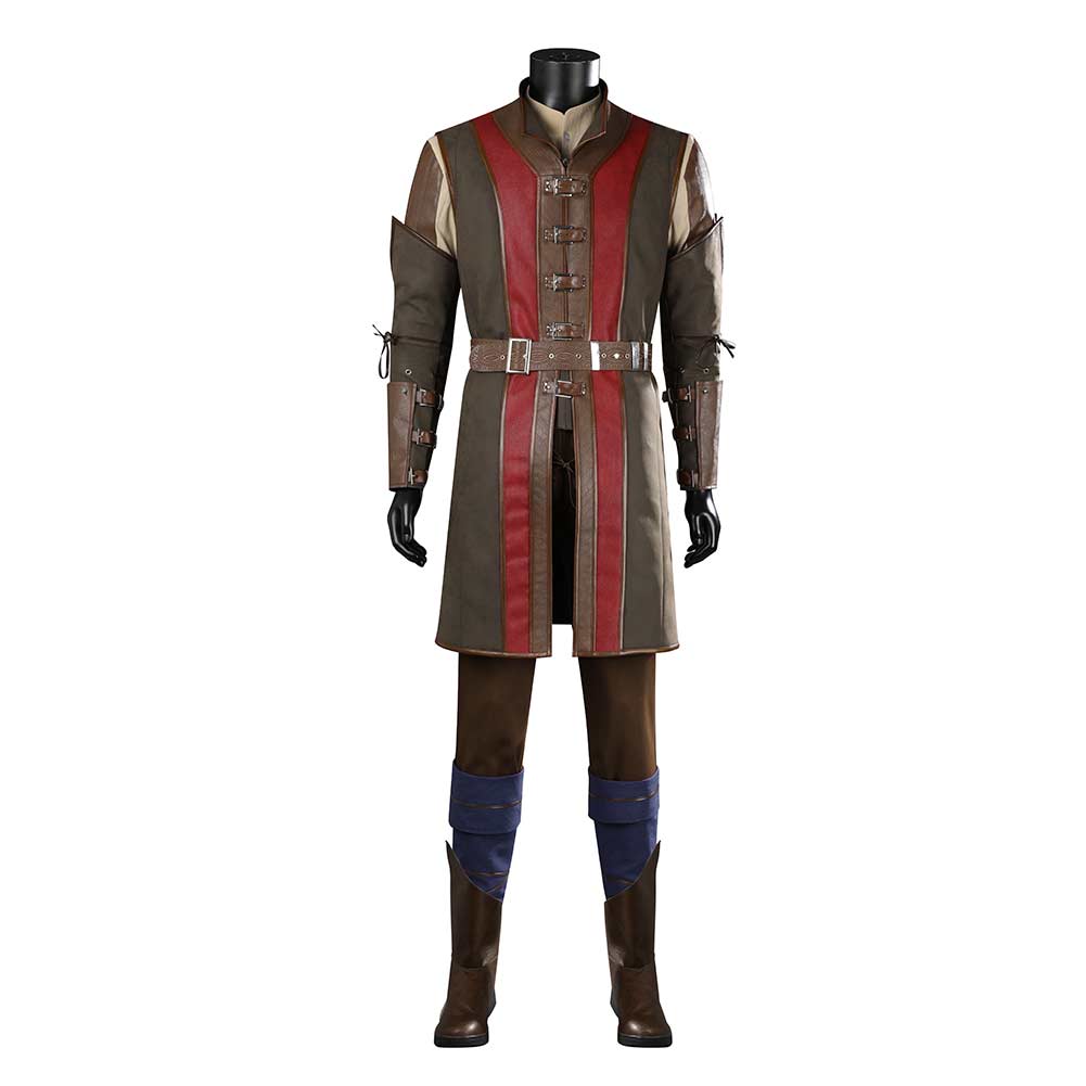 Game Baldur's Gate Wyll Warlock Outfits Cosplay Costume Halloween Carnival Suit