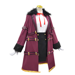 Game Blue Archive Rikuhachima Aru Red Outfits Cosplay Costume Halloween Carnival Suit