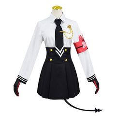 Game Blue Archive Shiromi Iori School Uniform Black Dress Outfits Cosplay Costume Halloween Carnival Suit