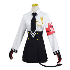 Game Blue Archive Shiromi Iori School Uniform Black Dress Outfits Cosplay Costume Halloween Carnival Suit