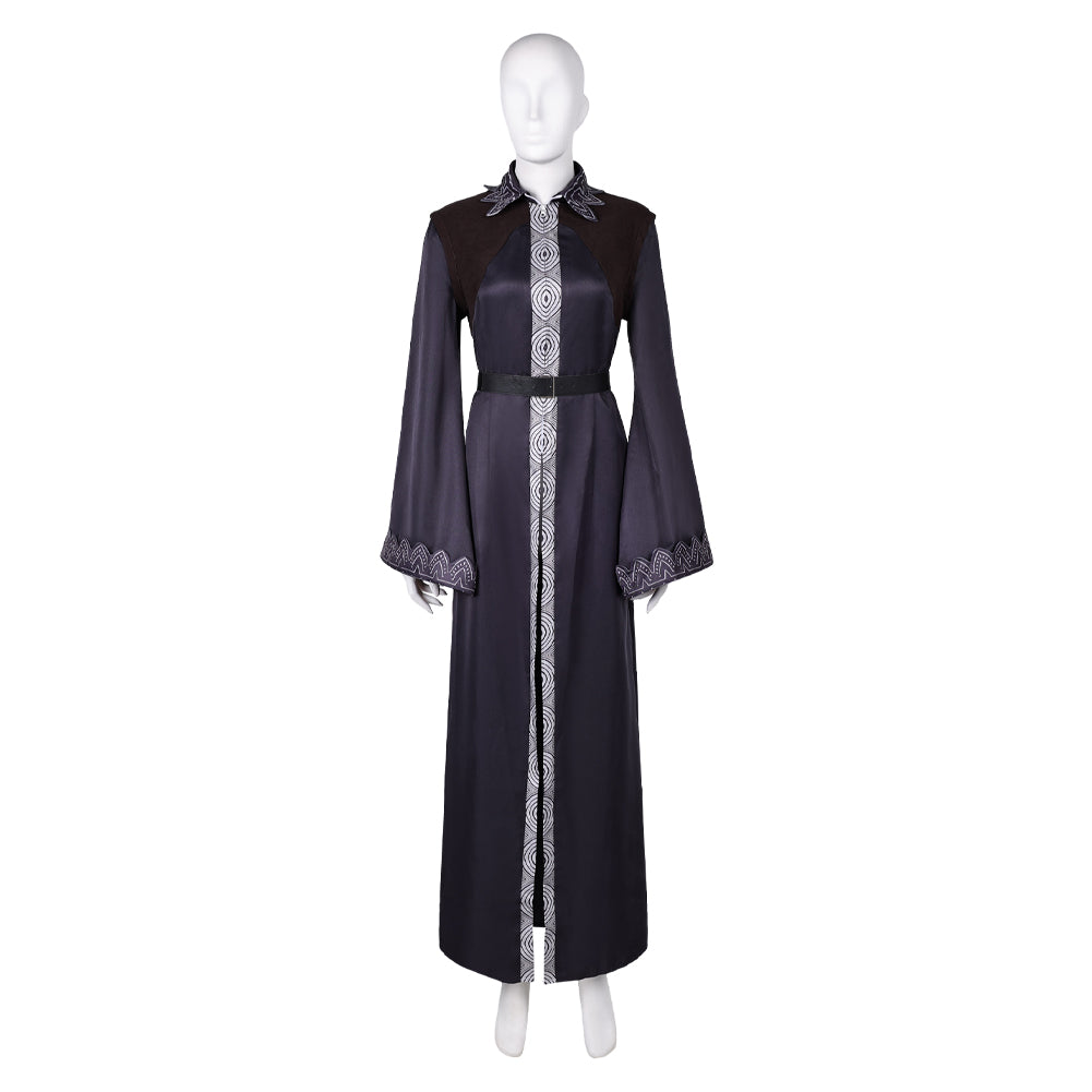 Game Dragon's Dogma Follower Black Dress Cosplay Costume Outfits Halloween Carnival Suit