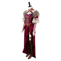 Game Dragon's Dogma II (2024) Wilhelmina Red Outfits Cosplay Costume Halloween Carnival Suit