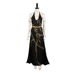 Game Elden Ring DLC (2024) Marika Black Dress Outfits Cosplay Costume Halloween Carnival Suit