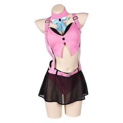 Game Final Fantasy VII Rebirth (2024) Aerith Pink Bunny Girl Swimsuit Outfits Cosplay Costume Halloween Carnival Suit - Coshduk