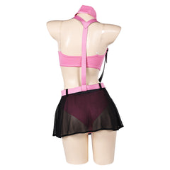 Game Final Fantasy VII Rebirth (2024) Aerith Pink Bunny Girl Swimsuit Outfits Cosplay Costume Halloween Carnival Suit - Coshduk