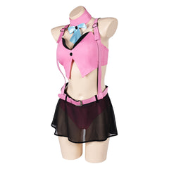 Game Final Fantasy VII Rebirth (2024) Aerith Pink Bunny Girl Swimsuit Outfits Cosplay Costume Halloween Carnival Suit - Coshduk