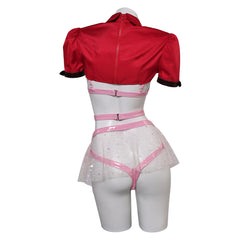 Game Final Fantasy VII Rebirth (2024) Aerith Pink Sexy Lingerie for Women Outfits Cosplay Costume Halloween Carnival Suit