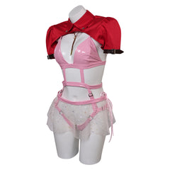 Game Final Fantasy VII Rebirth (2024) Aerith Pink Sexy Lingerie for Women Outfits Cosplay Costume Halloween Carnival Suit